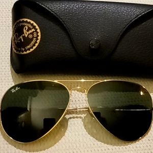 Authentic Ray-Ban Aviator Sunglasses
